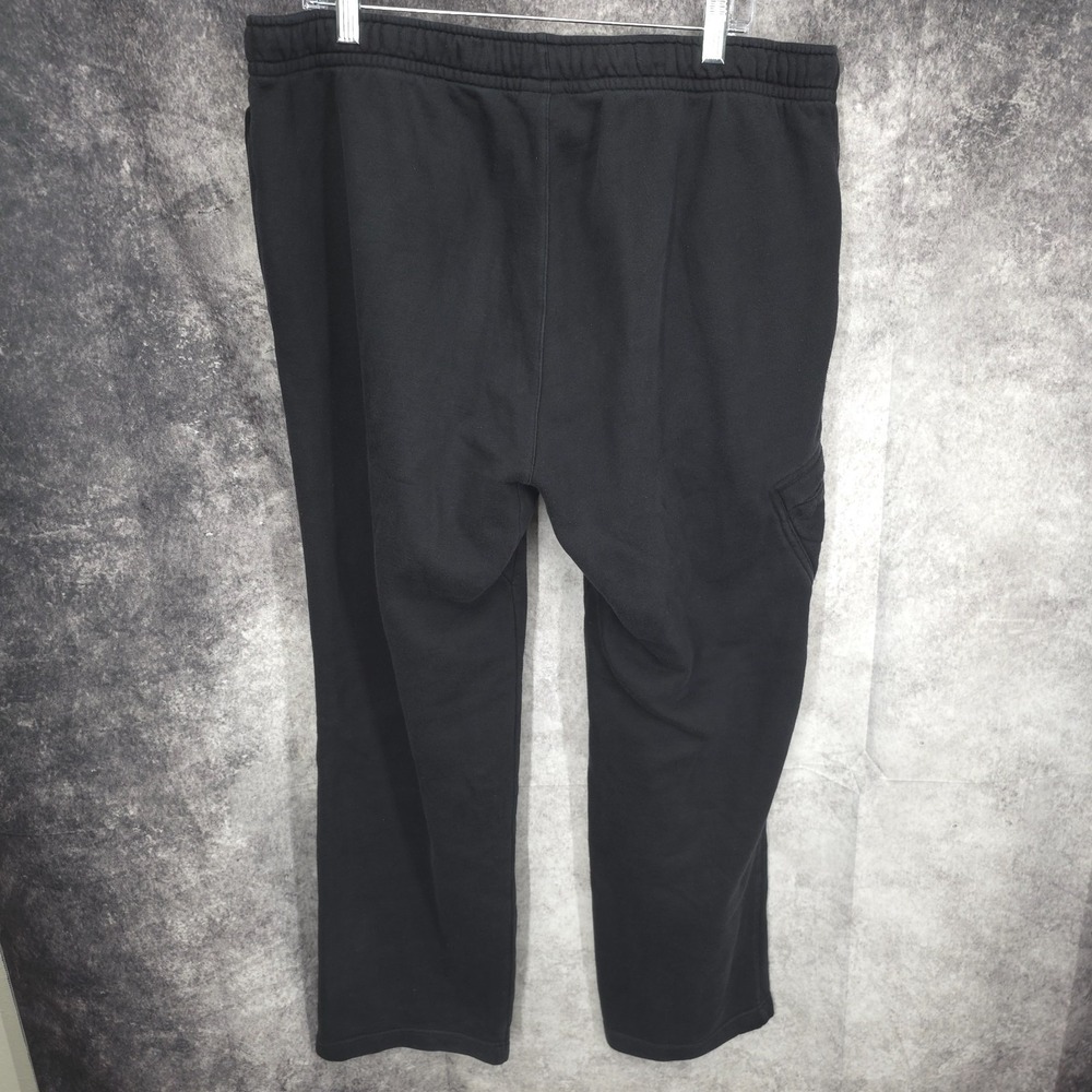 Nike Sweatpants Mens XXL Black Fleece Lined Pockets Swoosh Logo 823513-010‎ - Picture 5 of 13